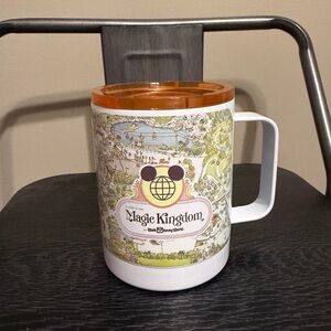 Disney 2022 Vault Collection Magic Kingdom Park Map Mug w/ Lid